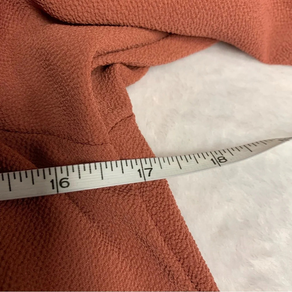 Haute Monde dark orange-brown on/off shoulder top size medium - Picture 6 of 10